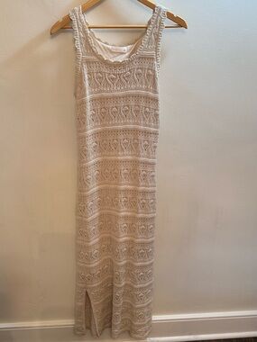 lauren conrad crochet maxi dress Women's LC Lauren Conrad Crochet Trim Maxi Dress